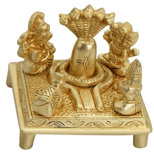 Buy Shiva Brass Shiv Parivar With Shivling Shri Kartik Ganesh MATA Parvati and Nandi